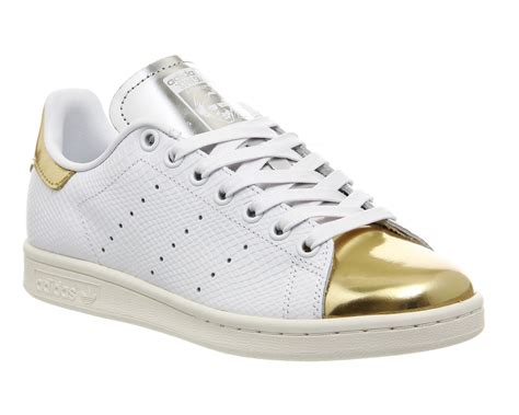 weiße leicht gold adidas stan smith|Adidas stan smith white gold.